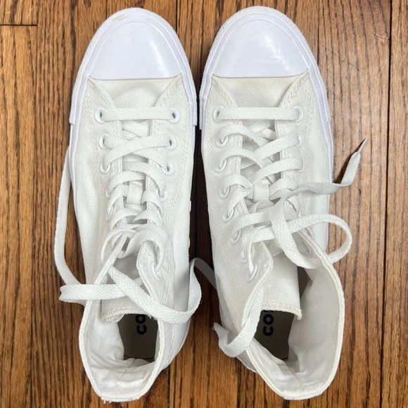 White High Top Sneakers - Picture 2 of 4